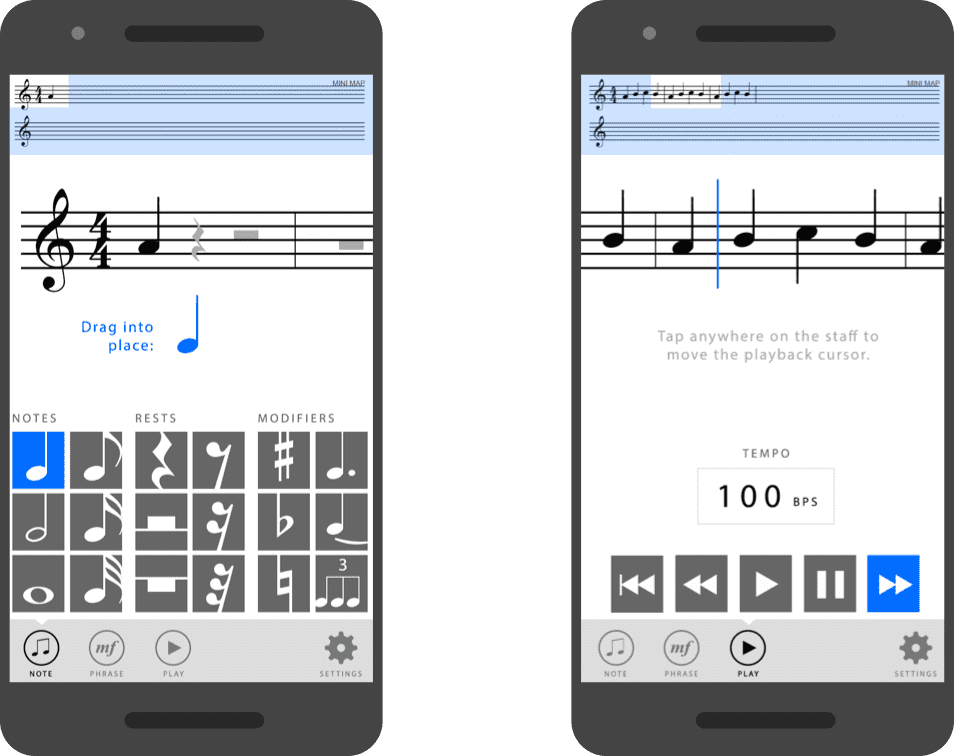 Music notation app