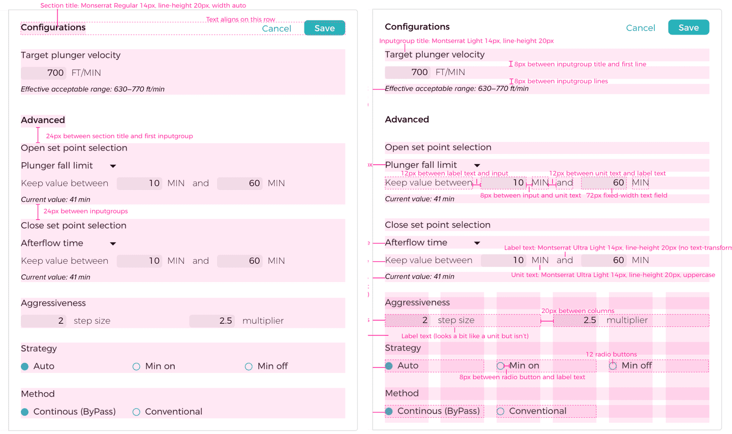 JSON redlines